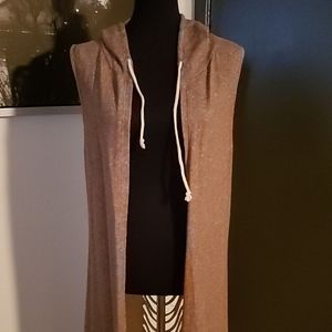 Caramel Duster with hood